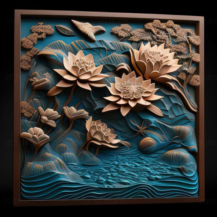 3D модель Водяные цветы Церулеанского города Суичка Ханад (STL)